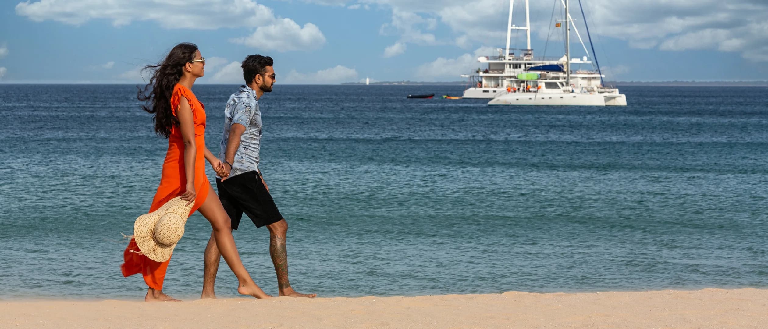 Sri Lanka's coastline from the sea