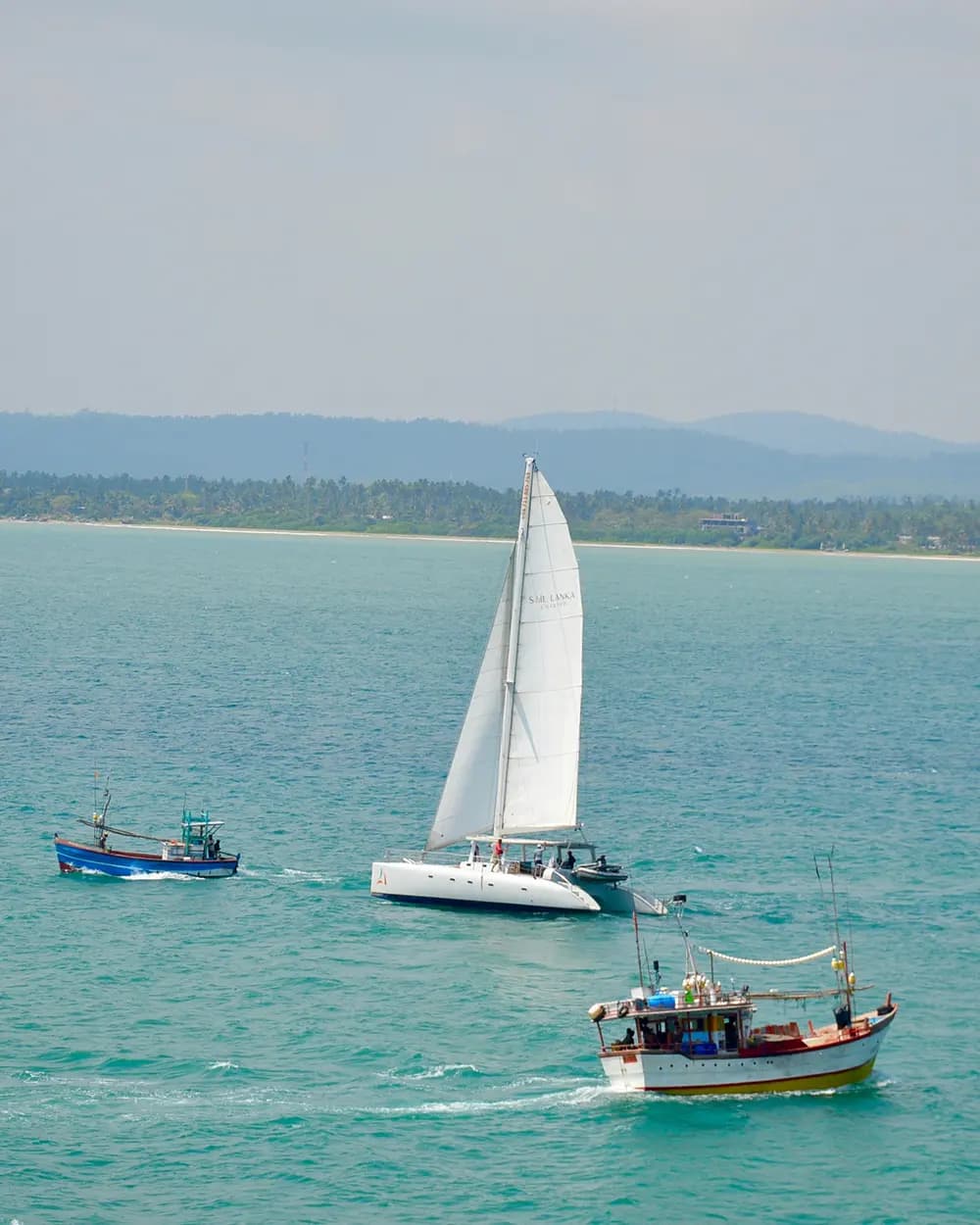 A protected stretch of Sri Lankan coastline